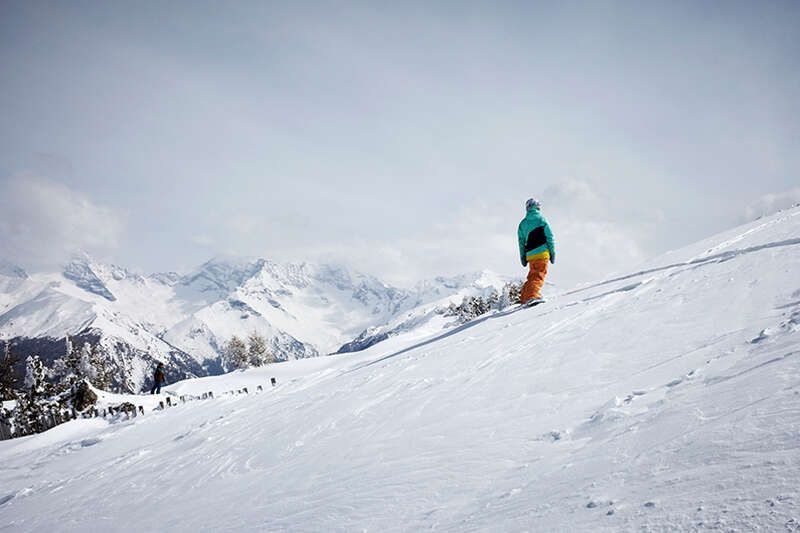 Snowboarden im Wipptal Tirol